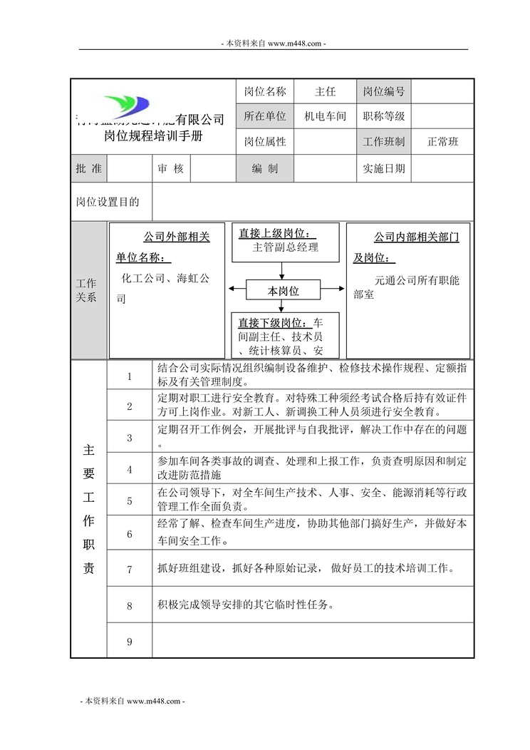 “青海盐湖元通钾肥公司岗位规程培训手册DOC(45页).doc”第1页图片