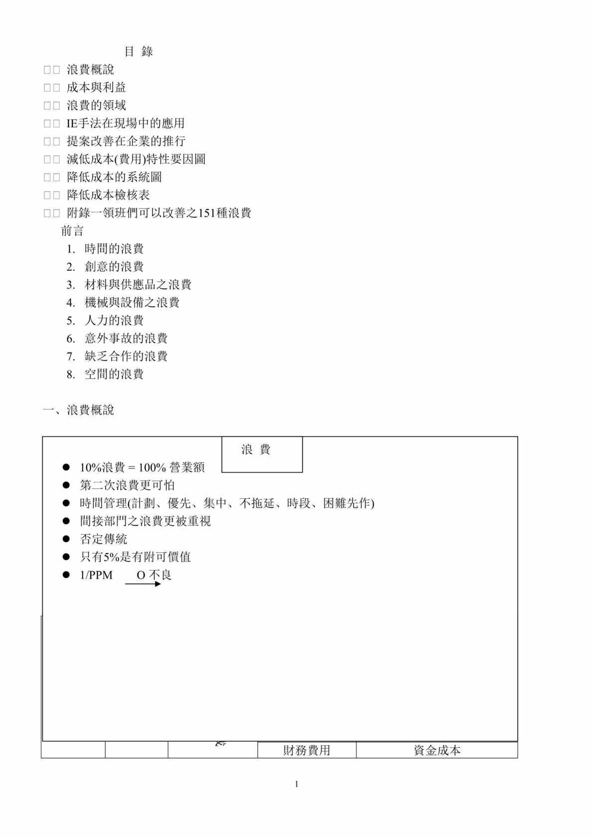 “成本管理-管理现场如何降低成本(doc 15)-降低成本的系统图.rar”第1页图片