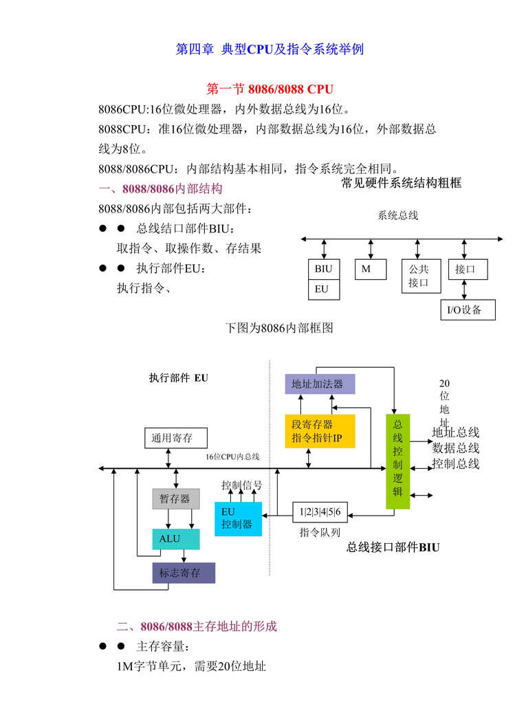 “某知名大学—计算机—计算机组成原理汇编语言第四章(doc 31).rar”第1页图片