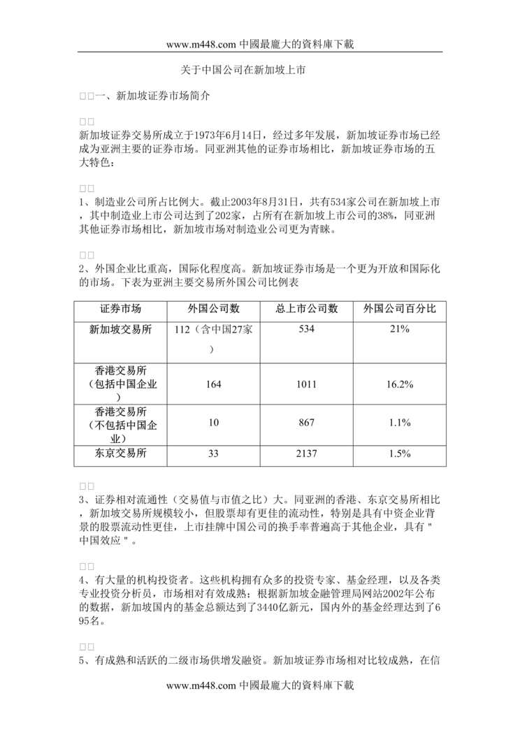 “关于中国公司在新加坡上市宝典 (DOC 10).rar”第1页图片