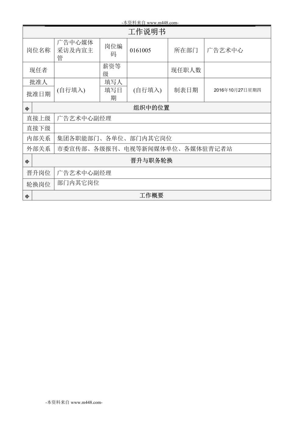 “澳柯玛家用电器广告艺术中心工作说明书汇编”第1页图片