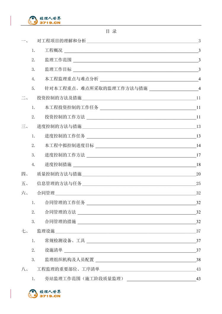 “某房地产建筑工程监理投标书(doc 95).rar”第1页图片