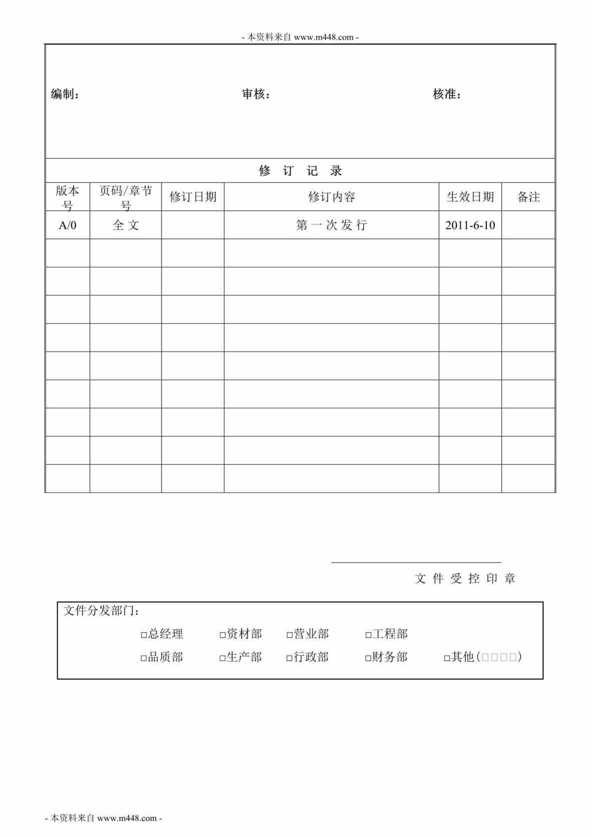 “鑫芯电子公司仓库管理作业指导书DOC.doc”第1页图片