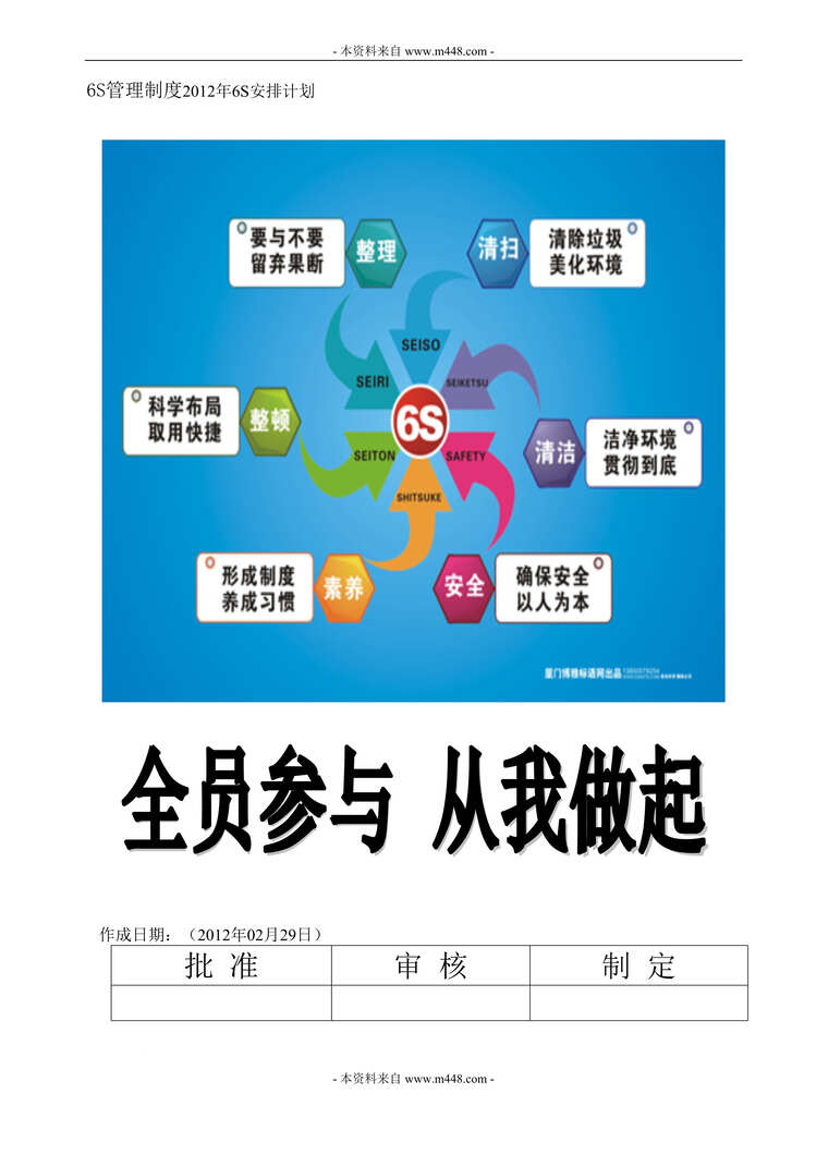 “舍得科技光电公司6S制度及6S实施计划DOC.doc”第1页图片