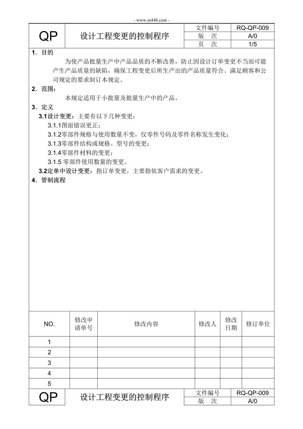 “新能源电动汽车IATF16949_设计工程变更的控制程序DOC”第1页图片