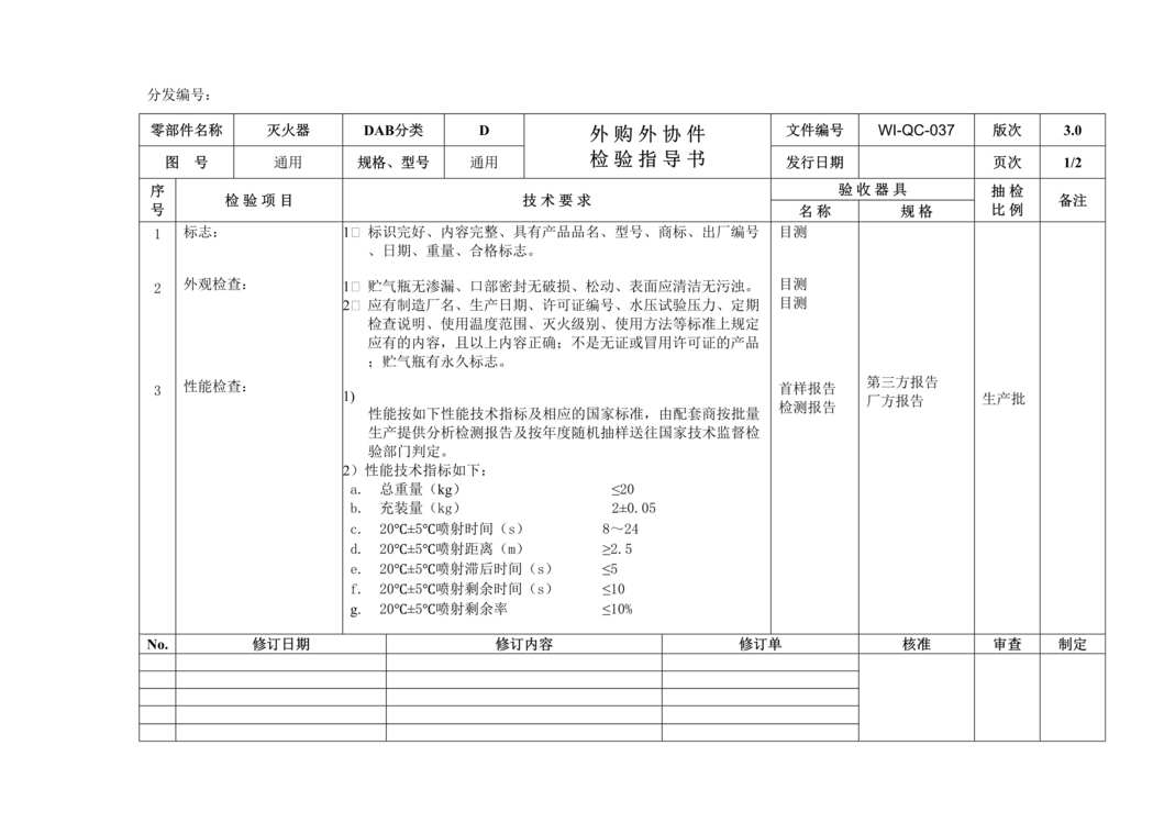 “新能源电动汽车公司IATF16949_灭火器材料检验指导书DOC”第1页图片