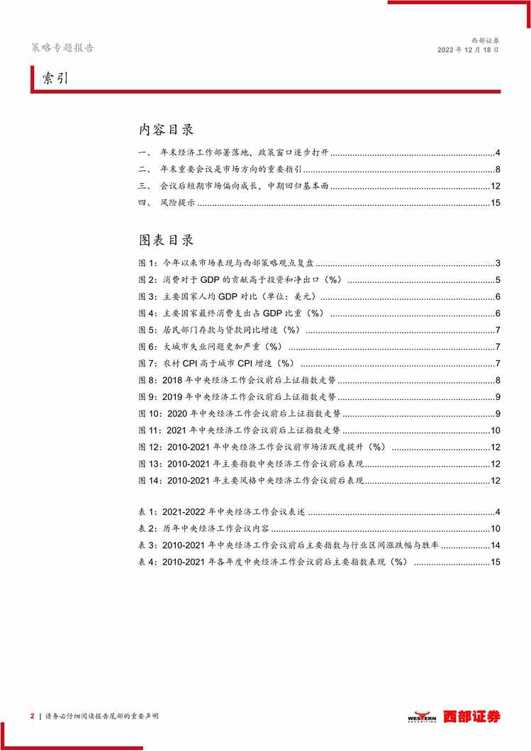 “2022年西部证券-策略专题报告：政策窗口正在打开PDF”第2页图片