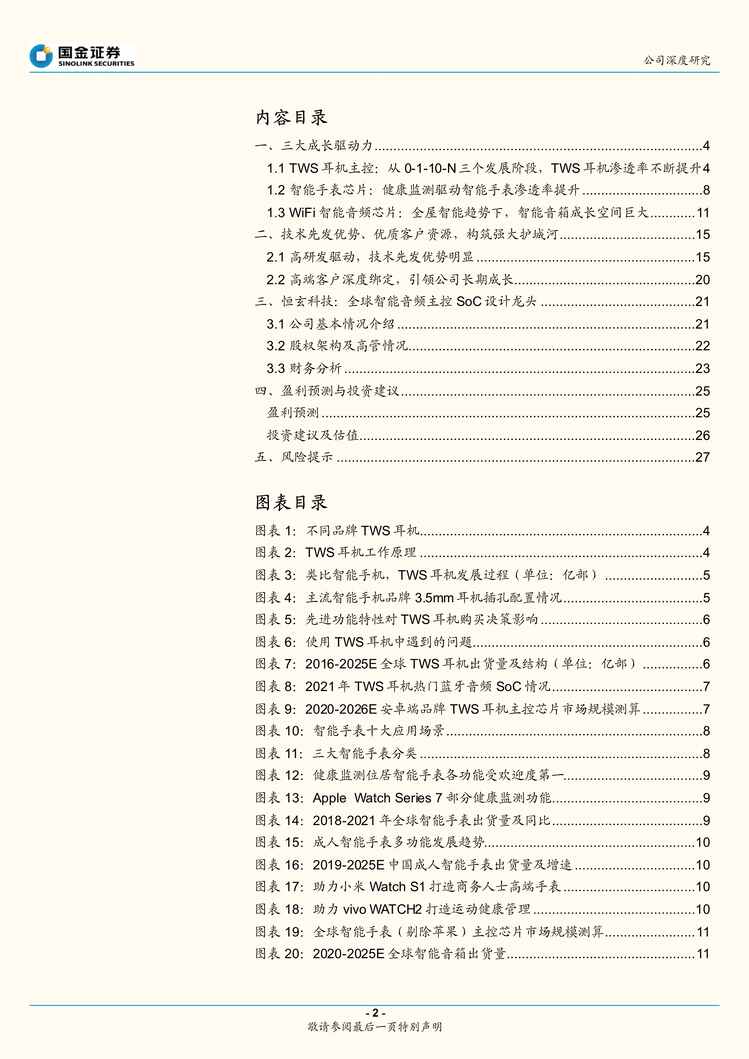 “恒玄科技_+AIoT驱动智能音频SoC龙头长期成长PDF”第2页图片