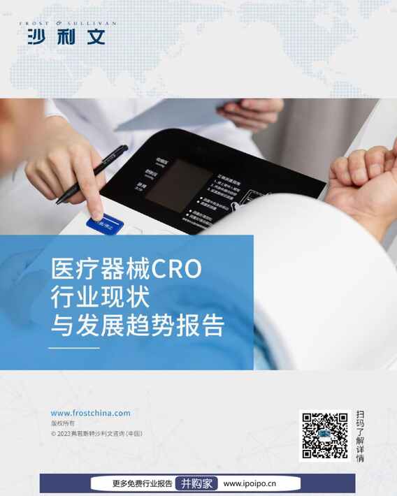 “医疗器械CRO欧亿·体育（中国）有限公司现状与发展趋势报告-沙利文-2023-50页(1)PDF”第1页图片