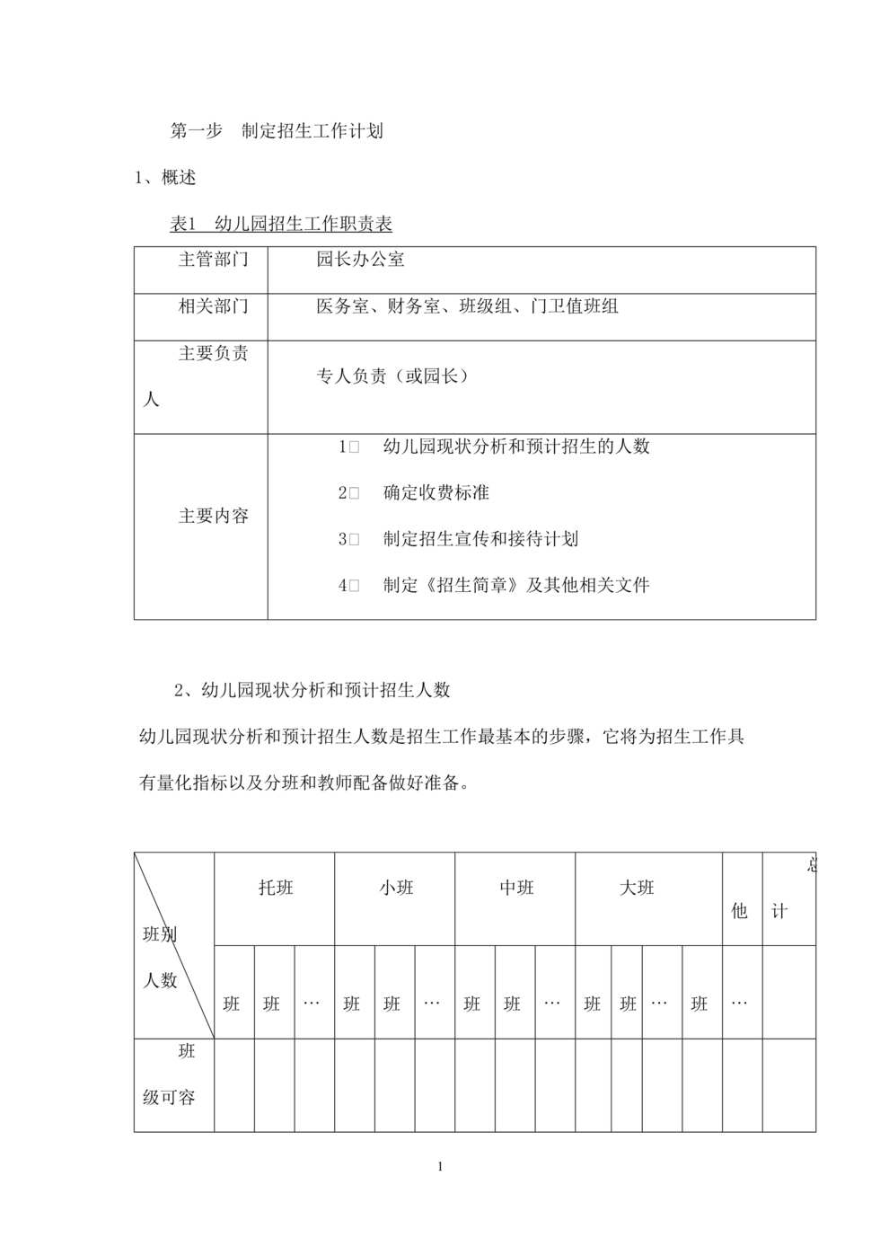 “连锁幼儿园招生五步策略DOC”第1页图片