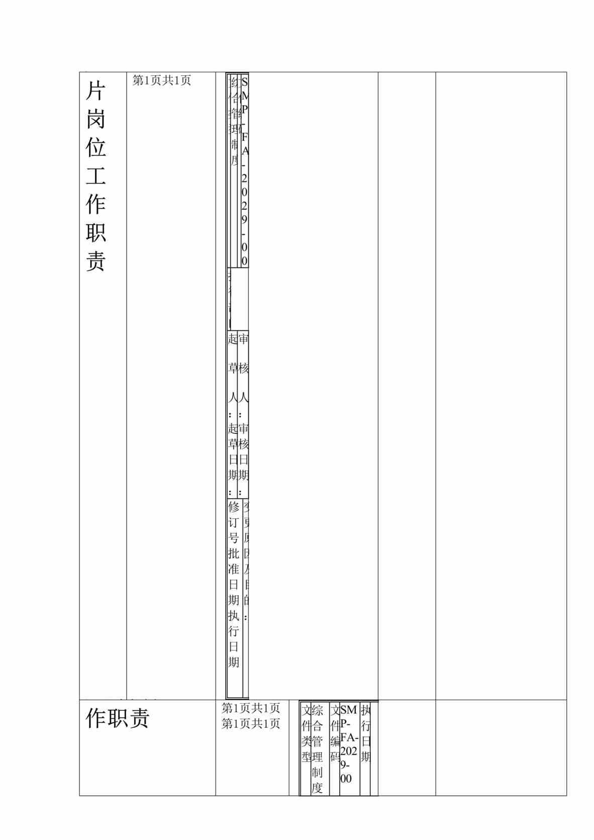 “生物制药厂GMP质量文件之颗粒剂内包装岗位工作职责DOC”第1页图片