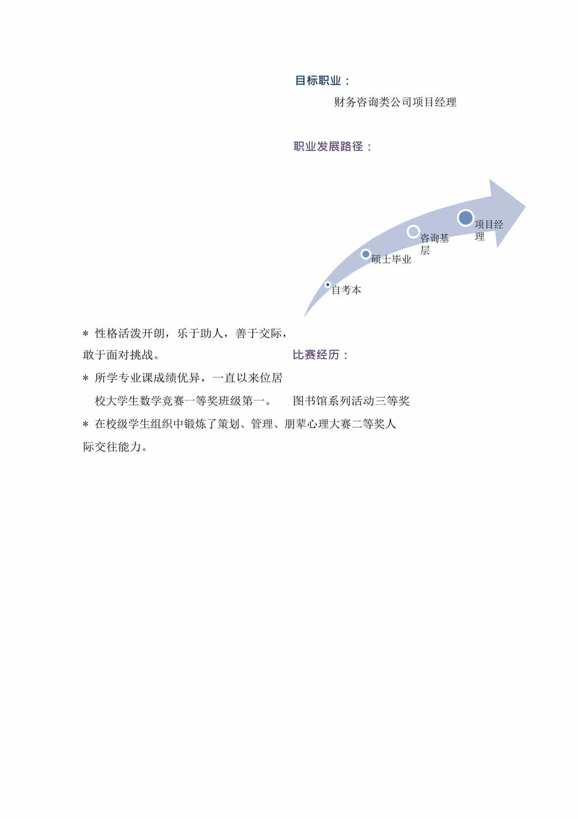 “财务管理类专业职业生涯规划2DOC”第2页图片