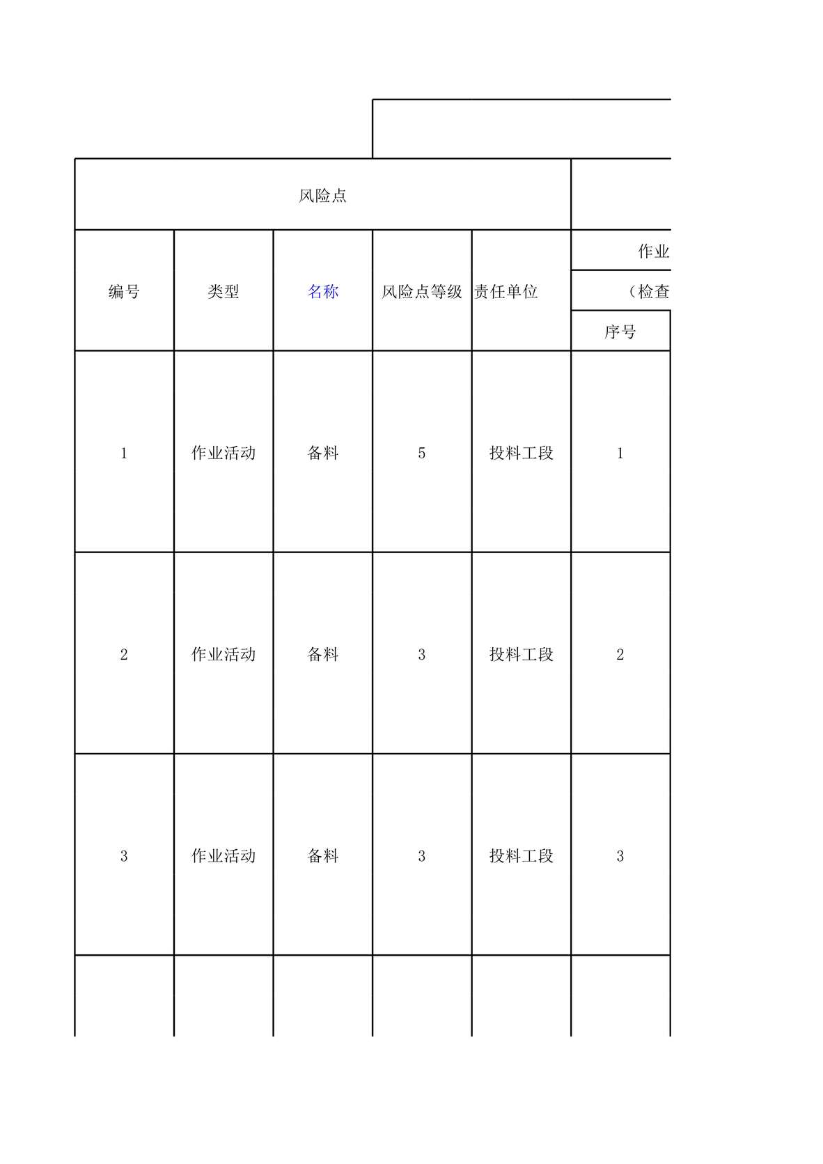 “农药生产企业莠去津装置现场管理类隐患排查治理清单XLS”第1页图片