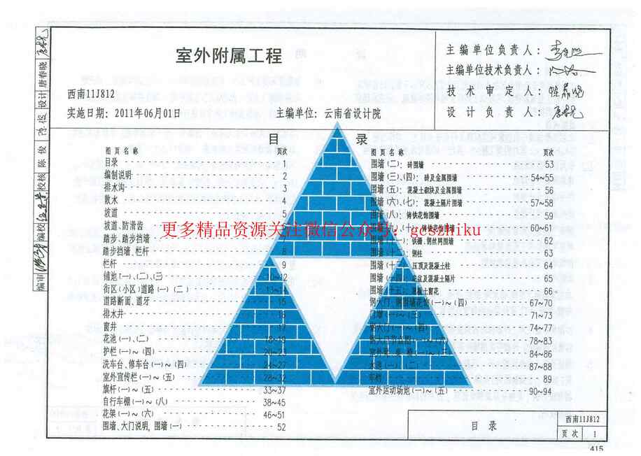 “西南11J812室外附属工程PDF”第2页图片