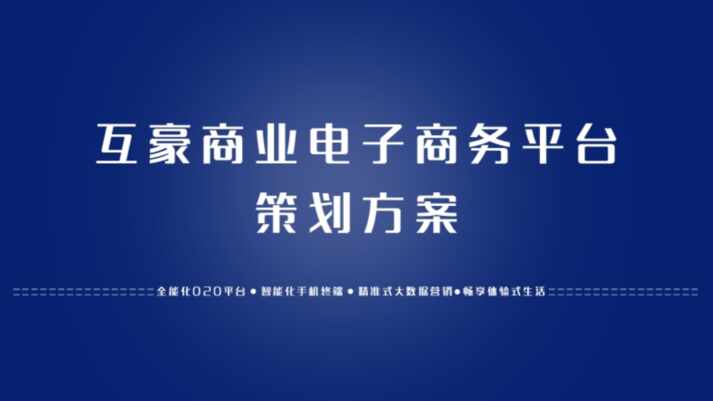 “电商平台策划方案PPT”第1页图片