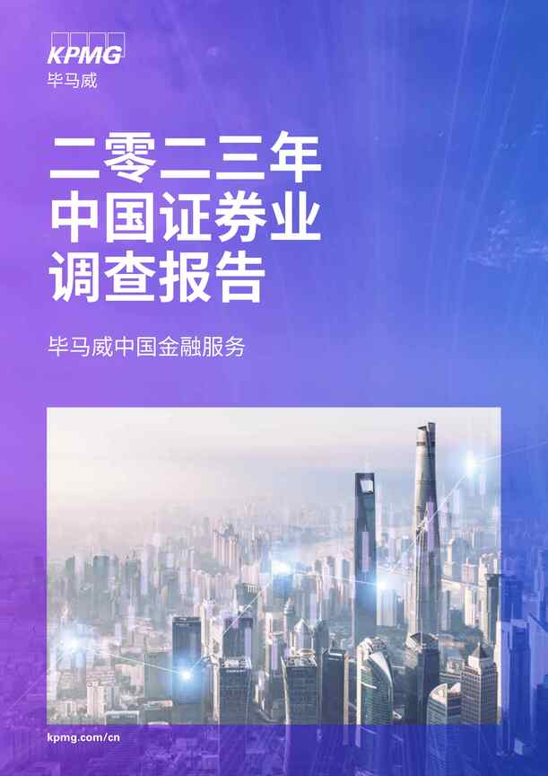 “二零二三年中国证券业调查报告PDF”第1页图片