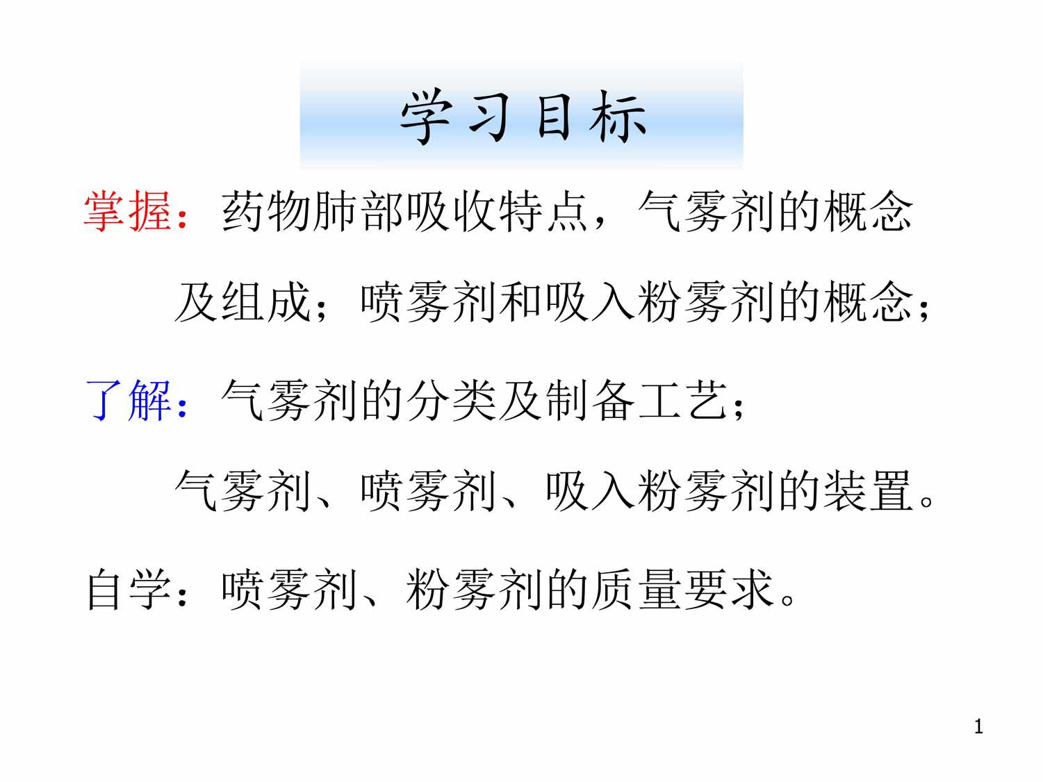 “(药剂学)第十四章气雾剂、喷雾剂与粉雾剂_12级(药学临药)4_27PPT”第2页图片