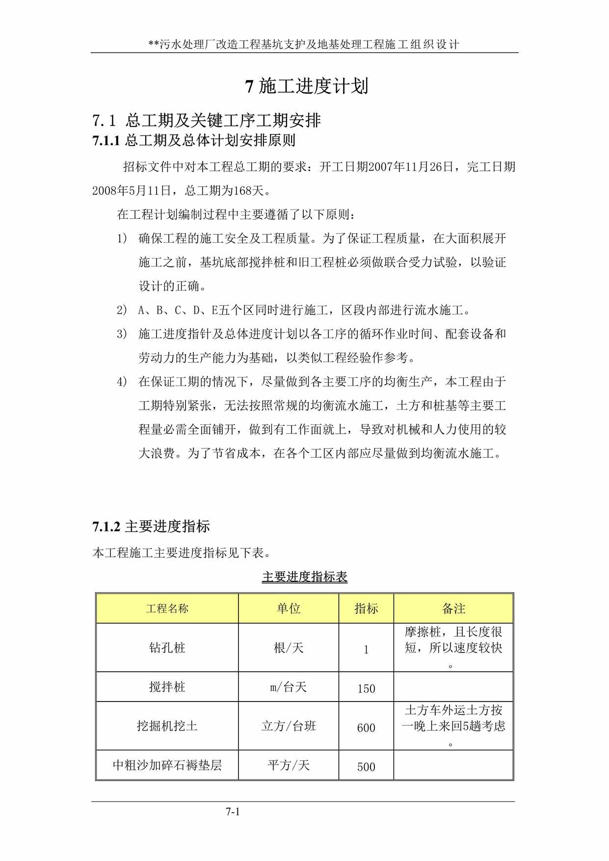 “施工进度计划DOC”第1页图片