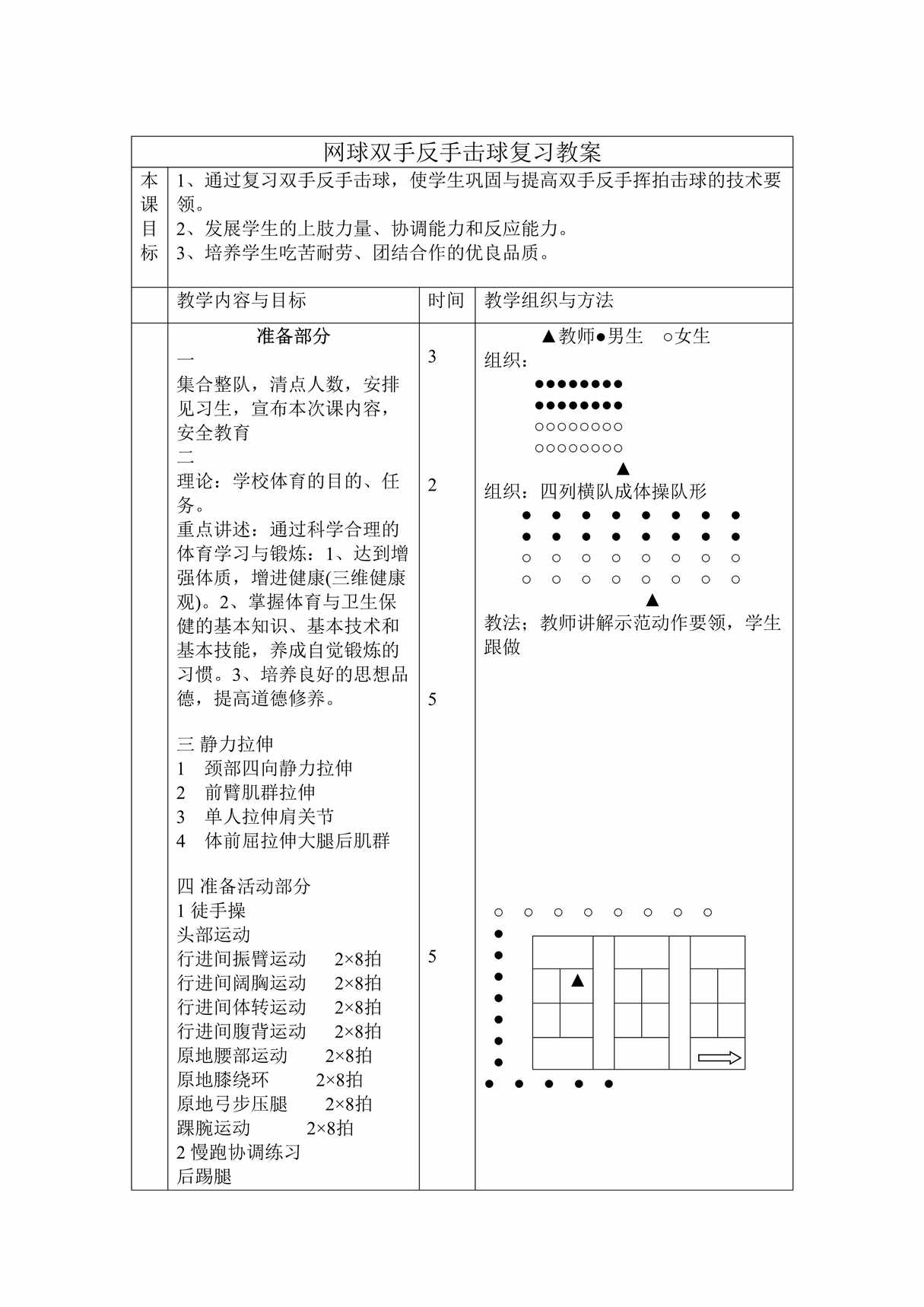 “网球双手反手击球复习教案DOC”第1页图片