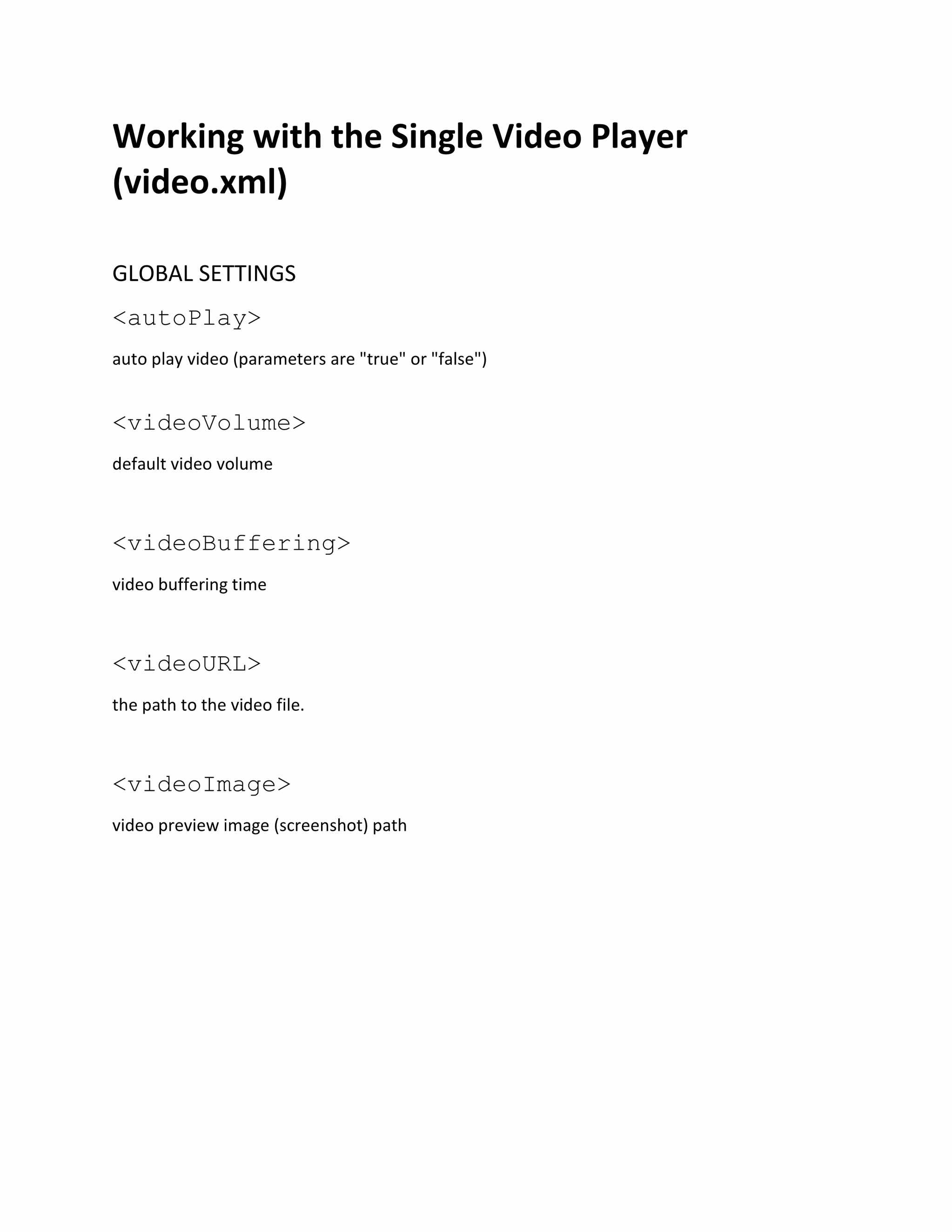 “WorkingwiththeSingleVideoPlayerPDF”第1页图片