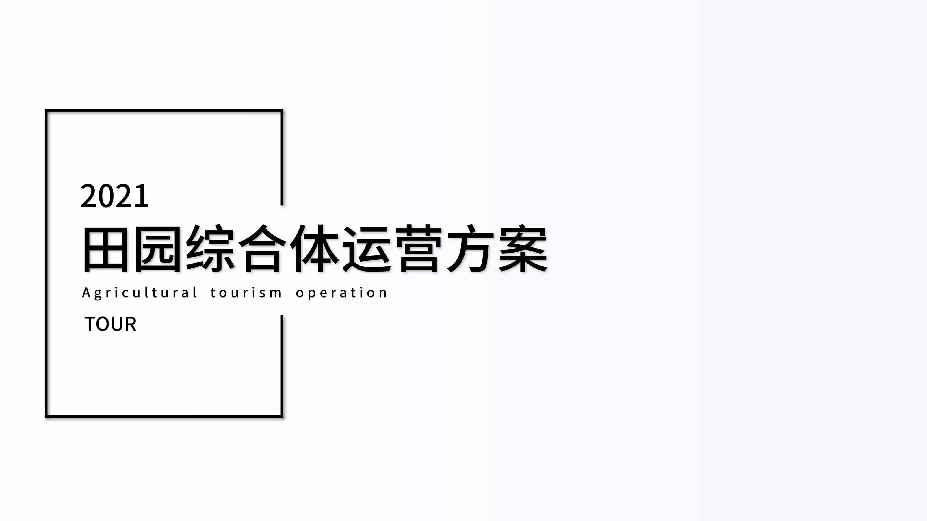 “2021田园综合体全年定位运营策略方案[53P]PDF”第1页图片