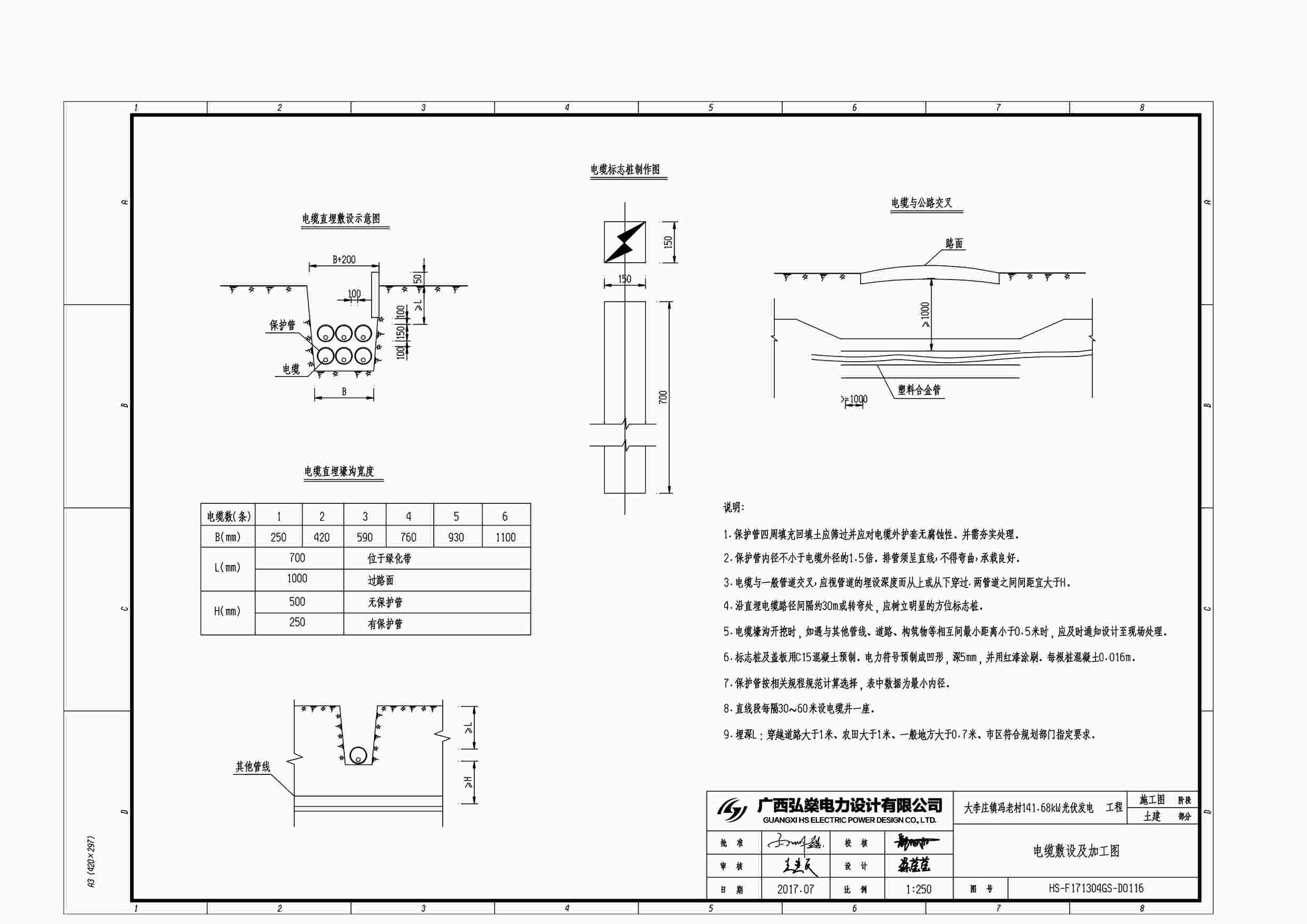 “HS-F171304GS-D0116电缆敷设及加工图PDF”第1页图片