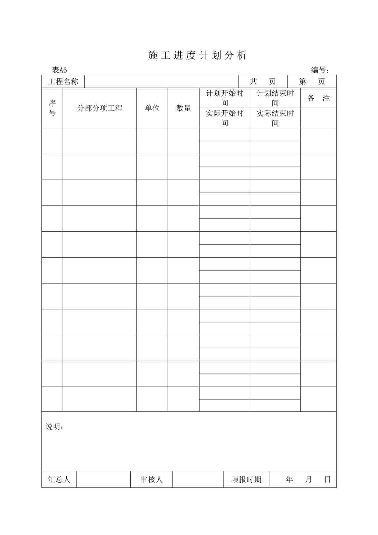 “武汉市施工进度计划分析DOC”第1页图片