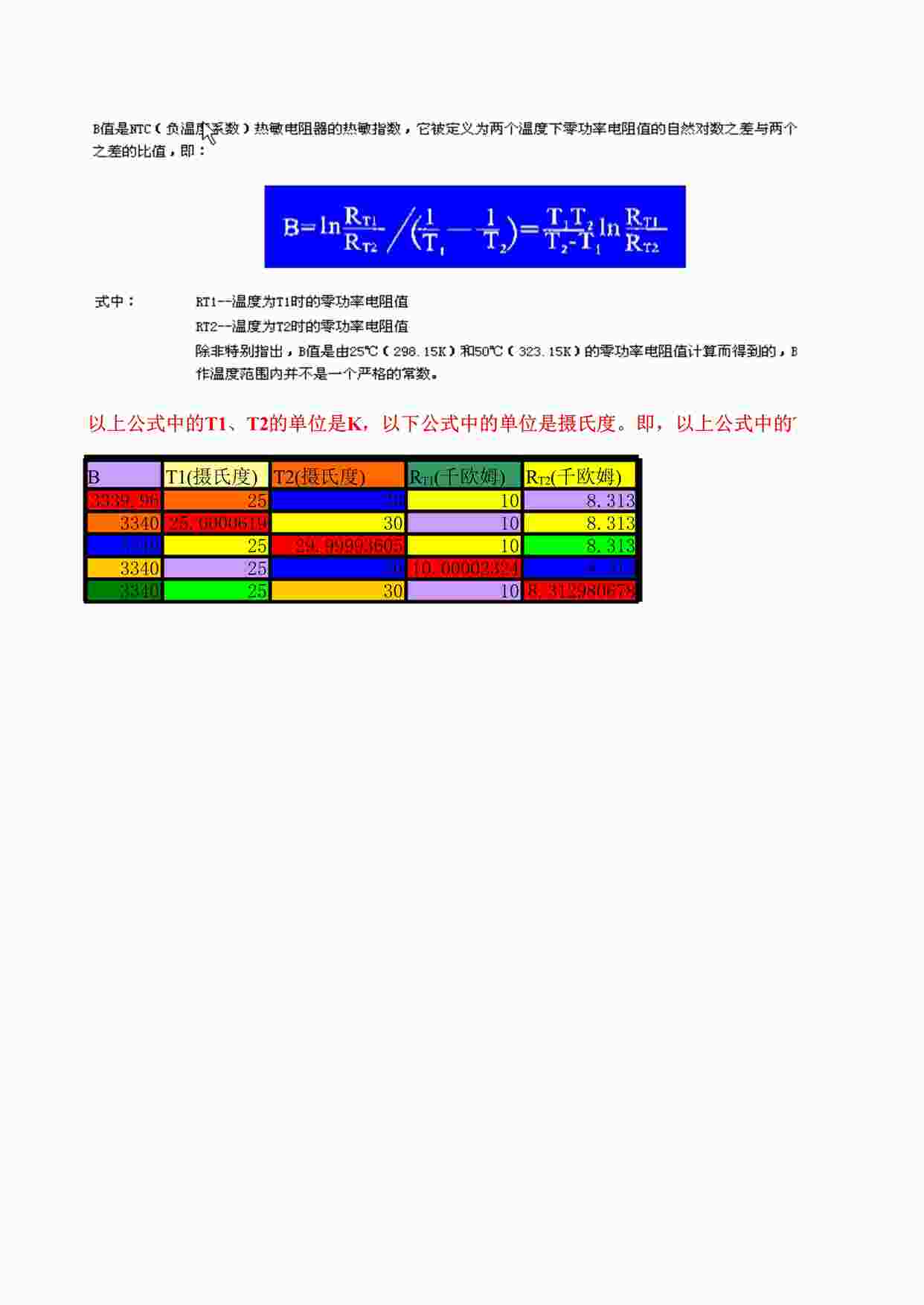 “变压器常用电子计算-常用电子计算-NTCXLS”第1页图片