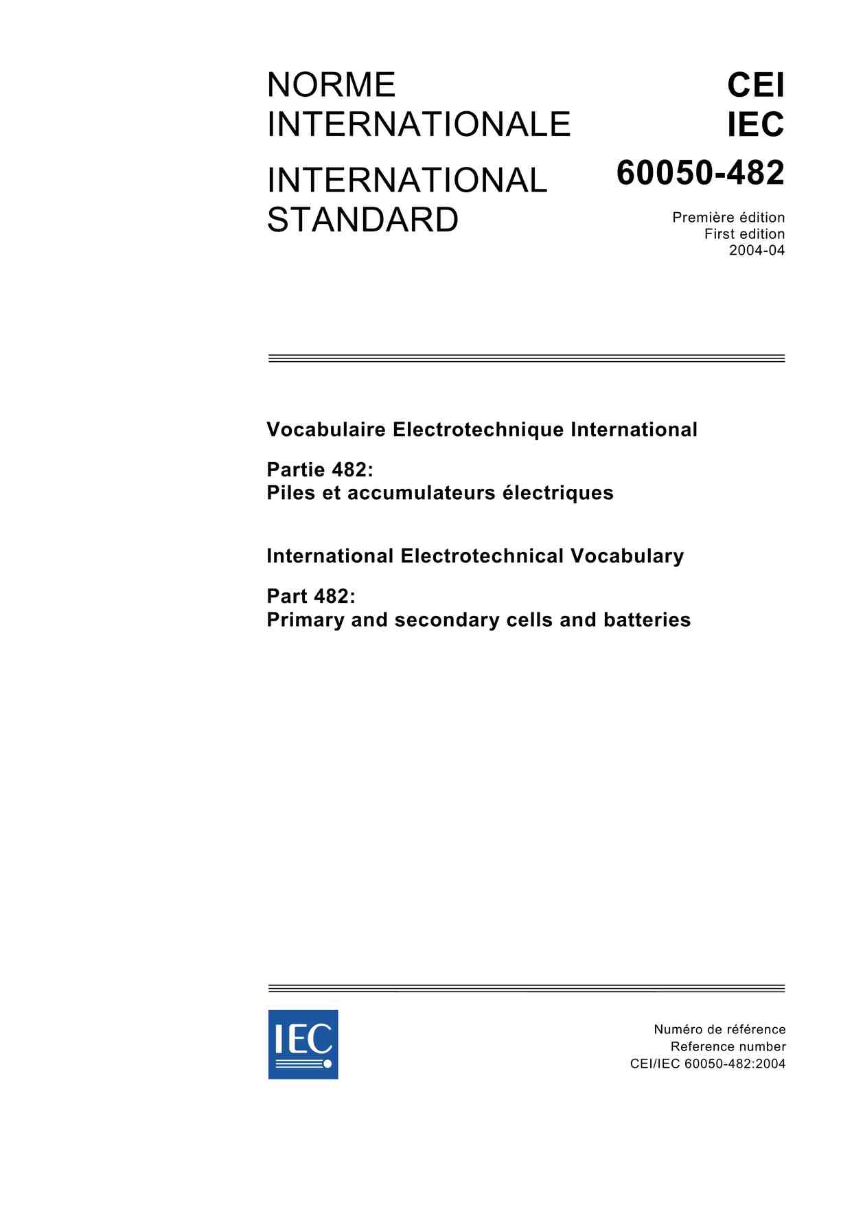 “IEC600504822004_电工术语PDF”第1页图片