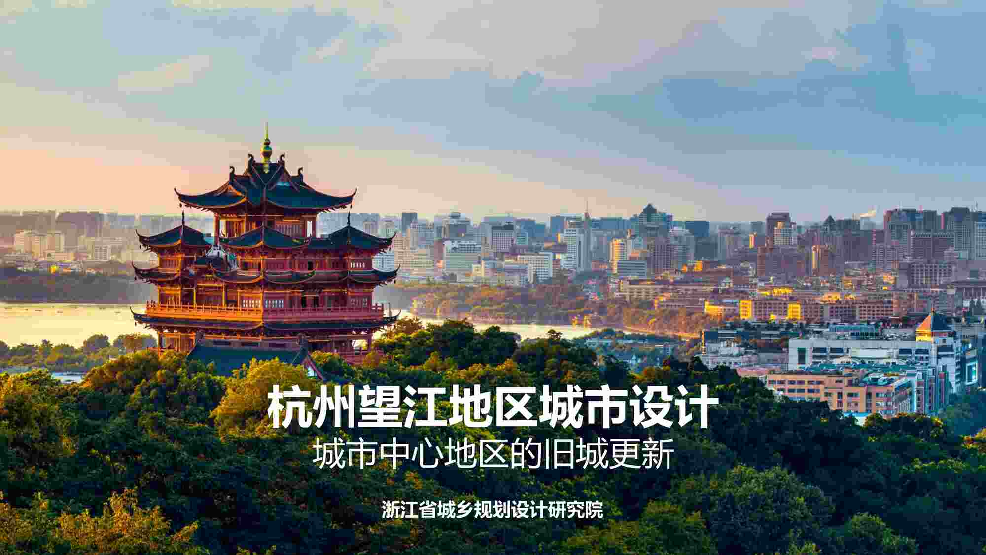 “杭州中心地区城市更新[51P]PDF”第1页图片