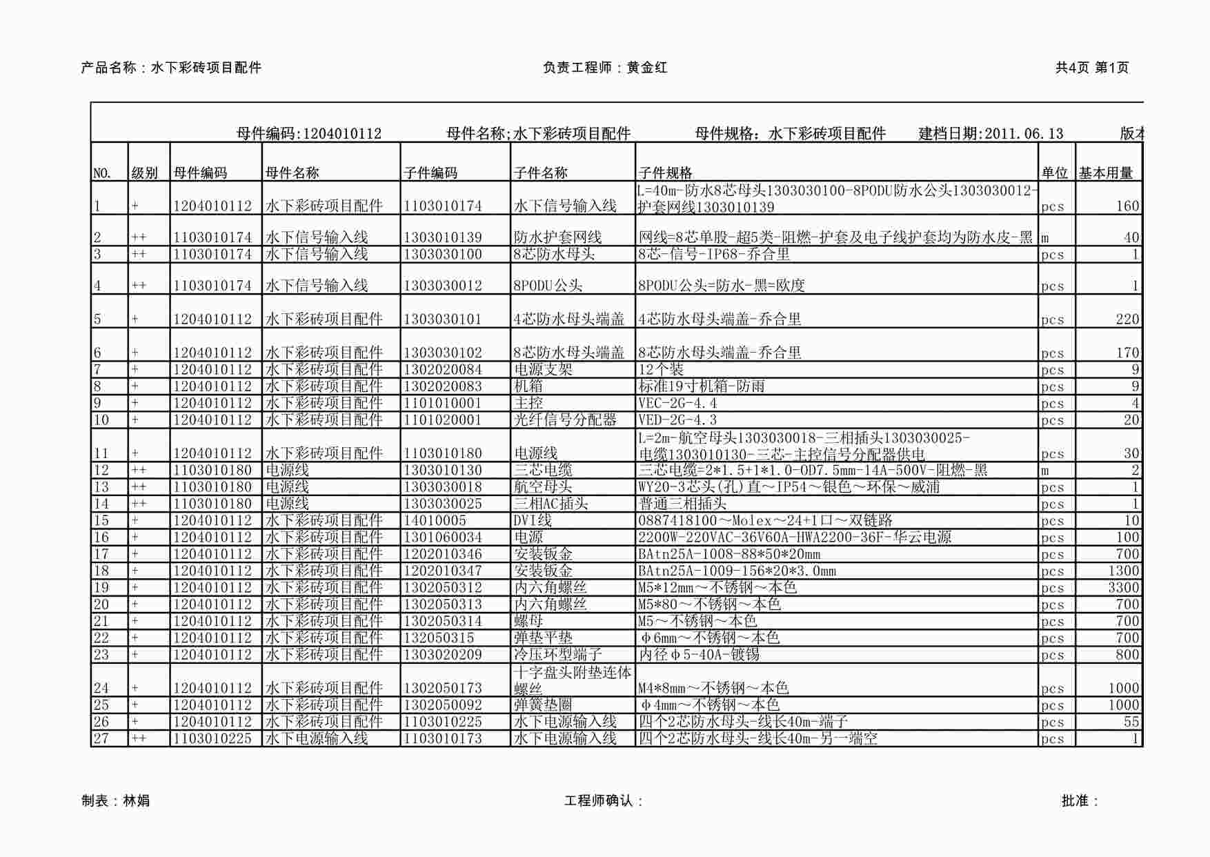 “深圳金立翔公司水下彩砖项目配件AXLS”第1页图片