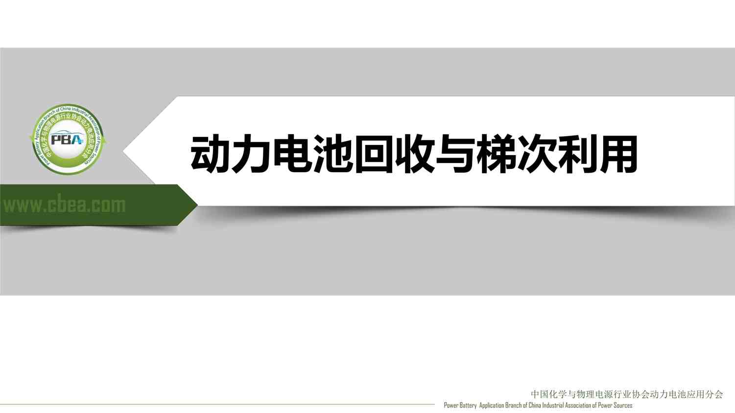 “2019年动力电池回收与梯次利用PDF”第1页图片