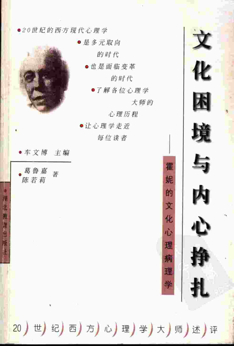 “20世纪西方现代心理学--文化困境与内心挣扎：霍妮的文化心理病理学PDF”第1页图片